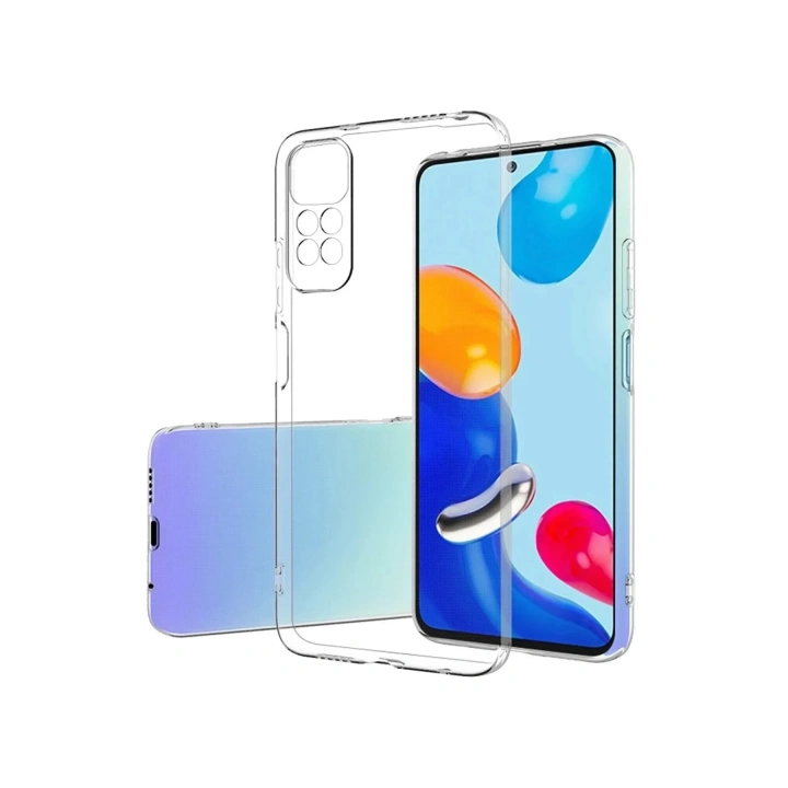 Mey İthalat®   Redmi Note 12 Pro 4G Kılıf Lüx Şeffaf Silikon