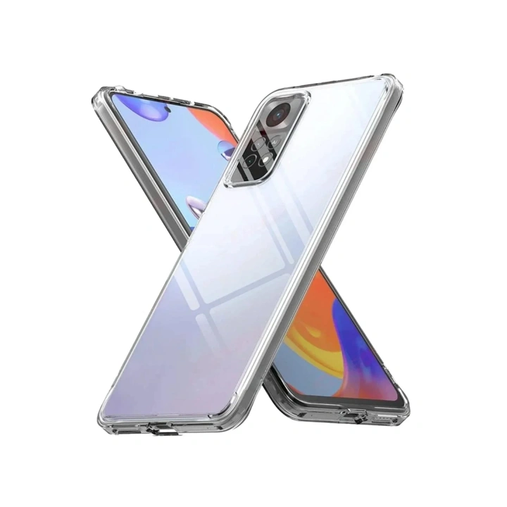 Mey İthalat®   Redmi Note 12 Pro 4G Kılıf Lüx Şeffaf Silikon