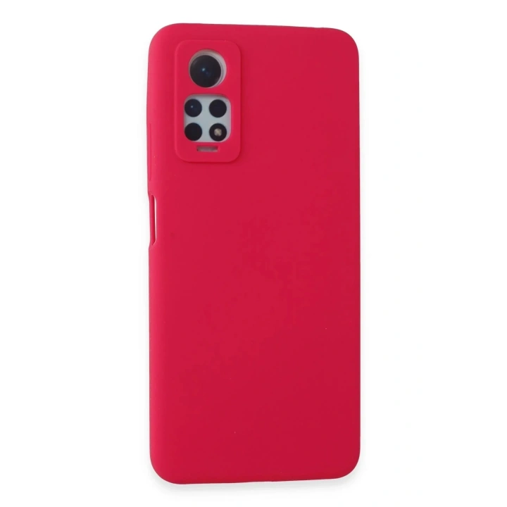 Mey İthalat®   Redmi Note 12 Pro 4G Kılıf Nano içi Kadife Silikon - Pembe