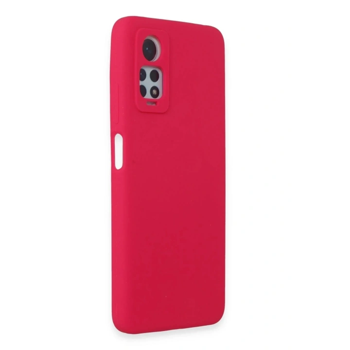 Mey İthalat®   Redmi Note 12 Pro 4G Kılıf Nano içi Kadife Silikon - Pembe