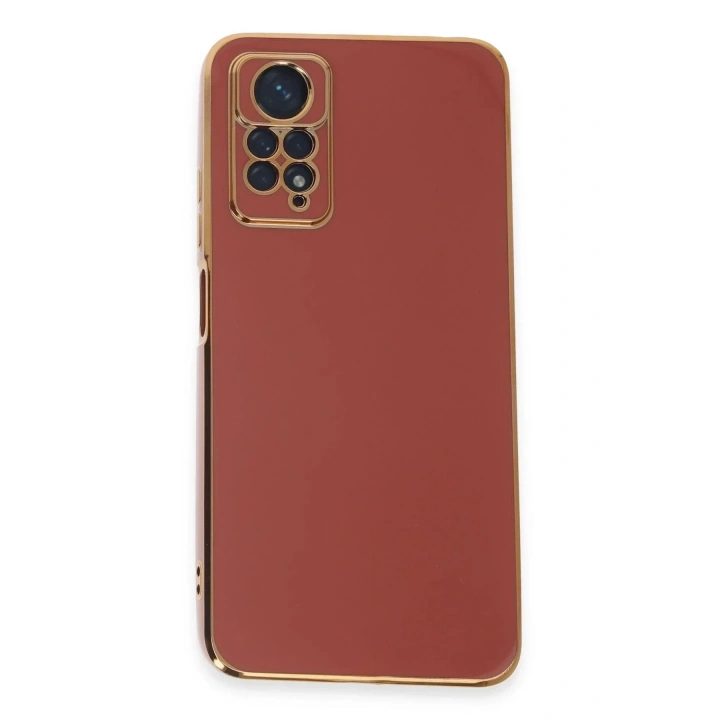 Mey İthalat®   Redmi Note 12 Pro 4G Kılıf Volet Silikon - Kırmızı