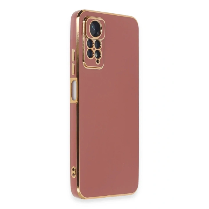 Mey İthalat®   Redmi Note 12 Pro 4G Kılıf Volet Silikon - Kırmızı