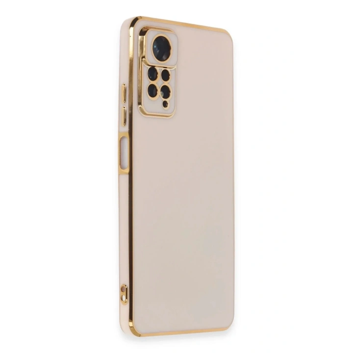 Mey İthalat®   Redmi Note 12 Pro 4G Kılıf Volet Silikon - Pembe
