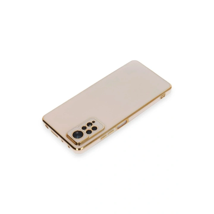 Mey İthalat®   Redmi Note 12 Pro 4G Kılıf Volet Silikon - Pembe