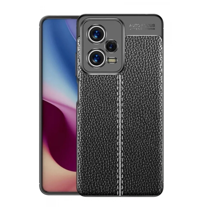 Mey İthalat®   Redmi Note 12 Pro 5G Kılıf Auto Focus Kapak - Siyah