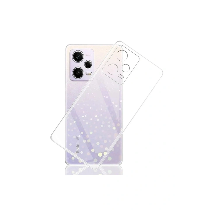 Mey İthalat®   Redmi Note 12 Pro 5G Kılıf Lüx Şeffaf Silikon