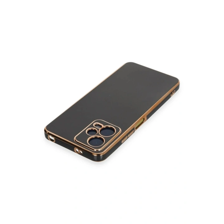 Mey İthalat®   Redmi Note 12 Pro 5G Kılıf Volet Silikon - Siyah