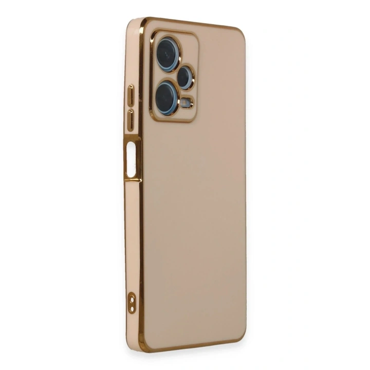 Mey İthalat®   Redmi Note 12 Pro Plus Kılıf Volet Silikon - Pembe