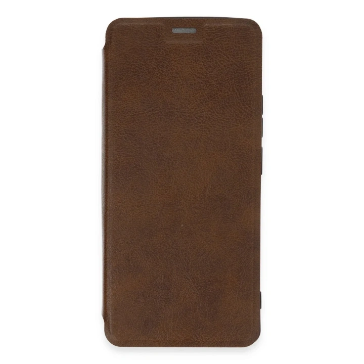 Mey İthalat®   Redmi Note 13 4G Kılıf Flip Cover - Taba