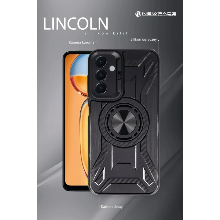 Mey İthalat®   Redmi Note 13 4G Kılıf Lincoln Silikon - Siyah