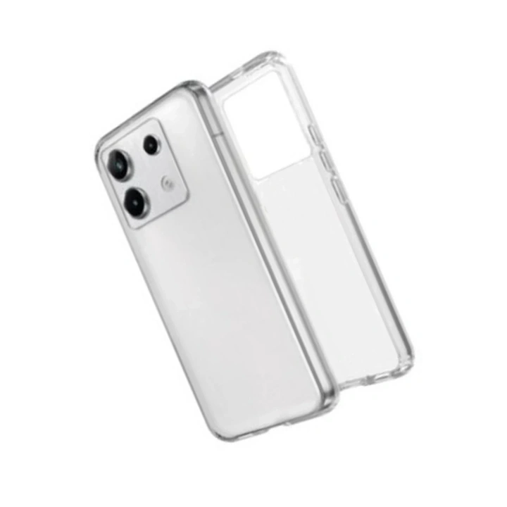Mey İthalat®   Redmi Note 13 4G Kılıf Lüx Şeffaf Silikon