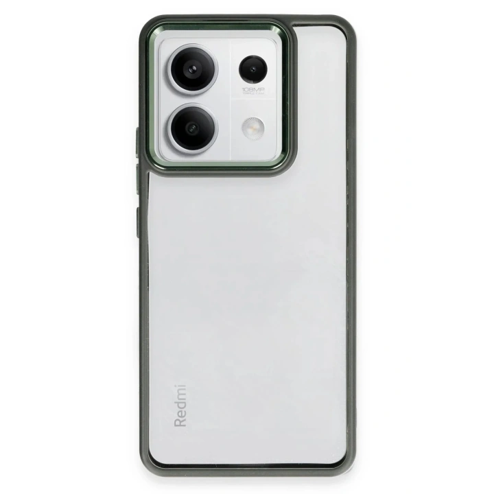 Mey İthalat®   Redmi Note 13 4G Kılıf Power Silikon - Koyu Yeşil