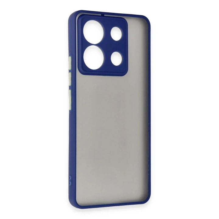 Mey İthalat®   Redmi Note 13 5G Kılıf Montreal Silikon Kapak - Lacivert