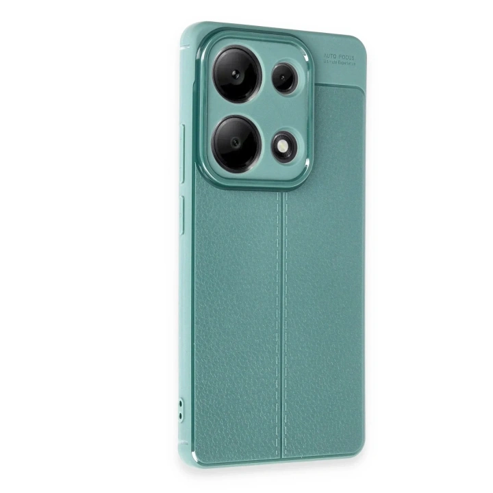 Mey İthalat®   Redmi Note 13 Pro 4G Kılıf Auto Focus Kapak - Koyu Yeşil