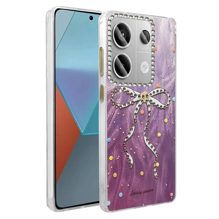 Mey İthalat®   Redmi Note 13 Pro 4G Kılıf Blade Aynalı Desenli Kapak - Desen 1