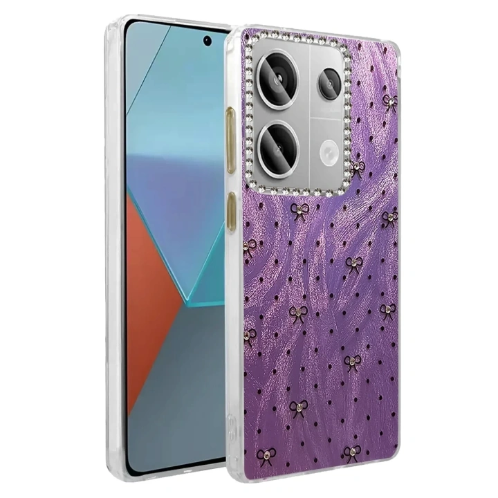 Mey İthalat®   Redmi Note 13 Pro 4G Kılıf Blade Aynalı Desenli Kapak - Desen 2
