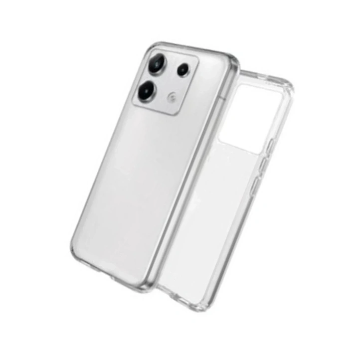 Mey İthalat®   Redmi Note 13 Pro 4G Kılıf Lüx Şeffaf Silikon