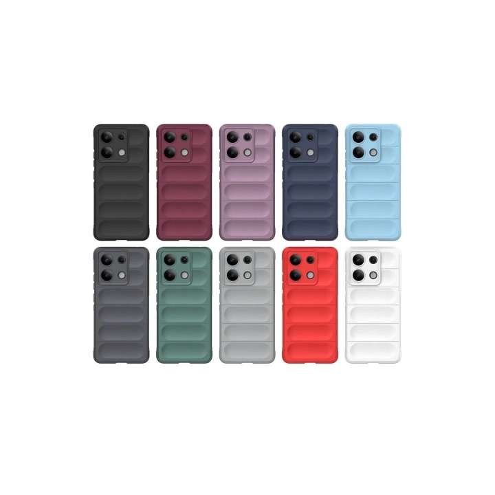 Mey İthalat®   Redmi Note 13 Pro 4G Kılıf Optimum Silikon - Siyah