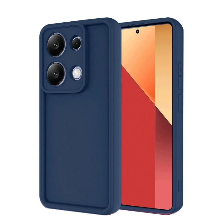 Mey İthalat®   Redmi Note 13 Pro 4G Kılıf Viera Silikon - Lacivert