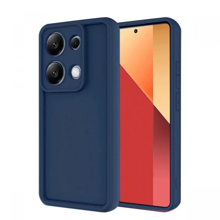 Mey İthalat®   Redmi Note 13 Pro 4G Kılıf Viera Silikon - Lacivert