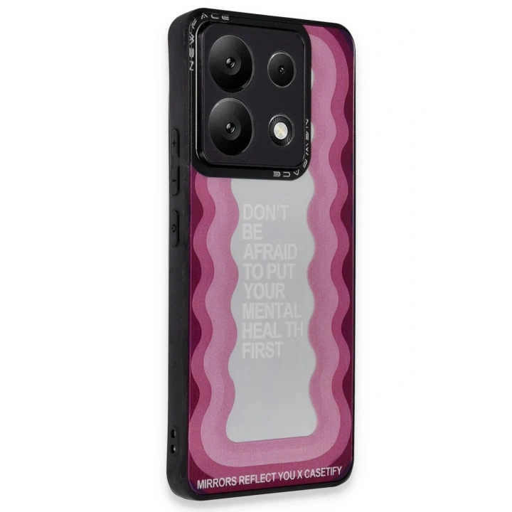 Mey İthalat®   Redmi Note 13 Pro 5G Kılıf Mirror Desenli Kapak - Mirror - 11