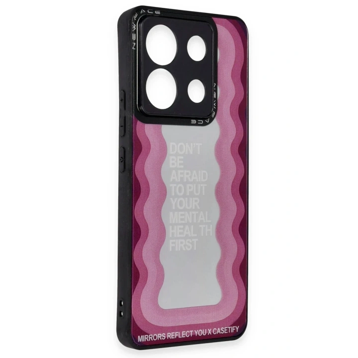 Mey İthalat®   Redmi Note 13 Pro 5G Kılıf Mirror Desenli Kapak - Mirror - 11