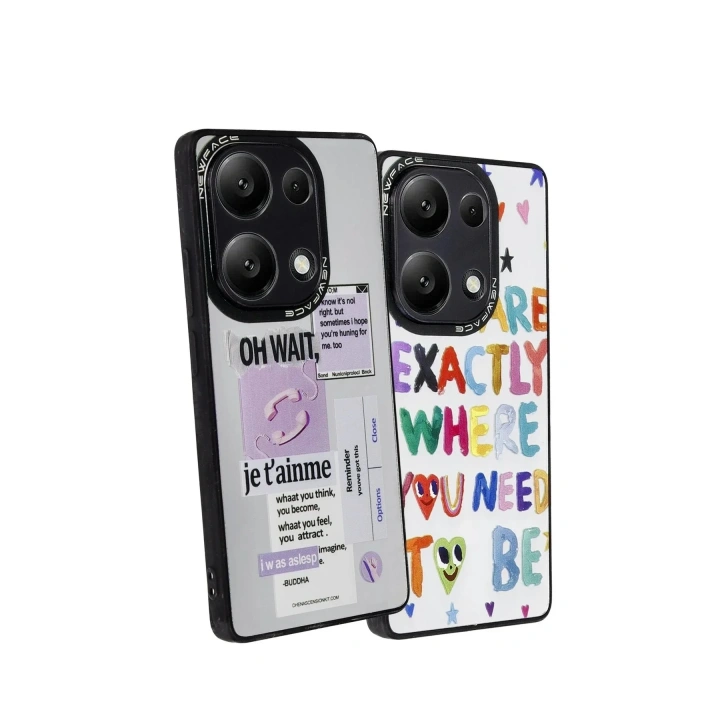 Mey İthalat®   Redmi Note 13 Pro 5G Kılıf Mirror Desenli Kapak - Mirror - 4
