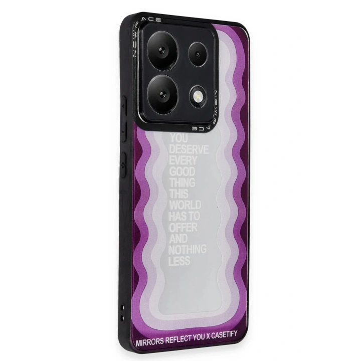Mey İthalat®   Redmi Note 13 Pro 5G Kılıf Mirror Desenli Kapak - Mirror - 5