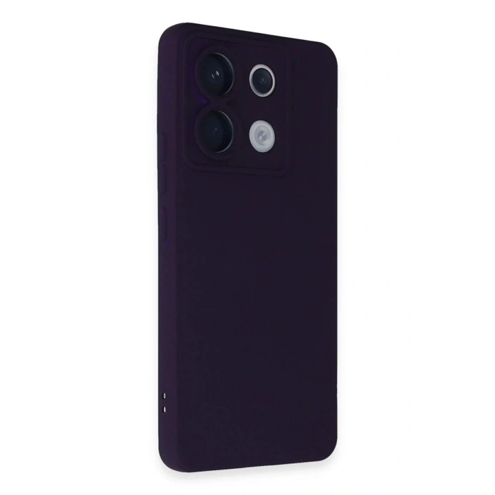 Mey İthalat®   Redmi Note 13 Pro 5G Kılıf Nano içi Kadife Silikon - Mor