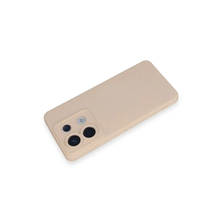 Mey İthalat®   Redmi Note 13 Pro 5G Kılıf Nano içi Kadife Silikon - Pudra