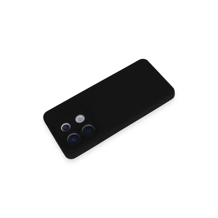Mey İthalat®   Redmi Note 13 Pro 5G Kılıf Nano içi Kadife Silikon - Siyah