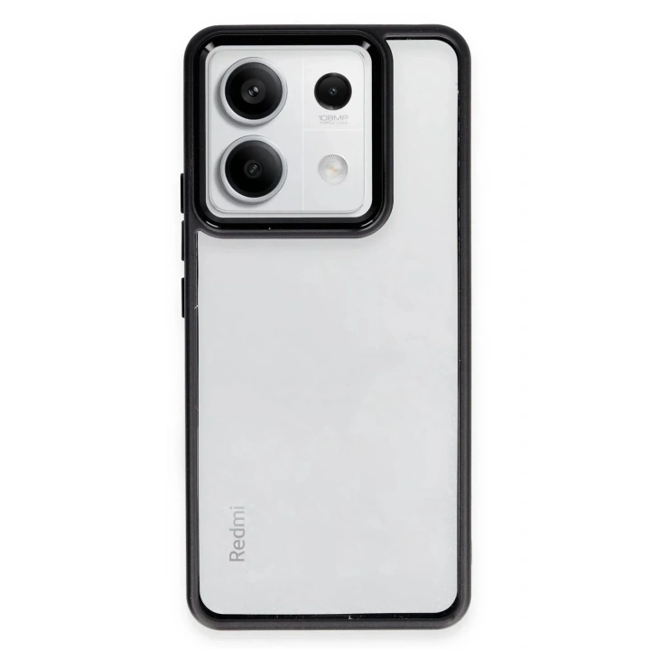 Mey İthalat®   Redmi Note 13 Pro 5G Kılıf Power Silikon - Siyah