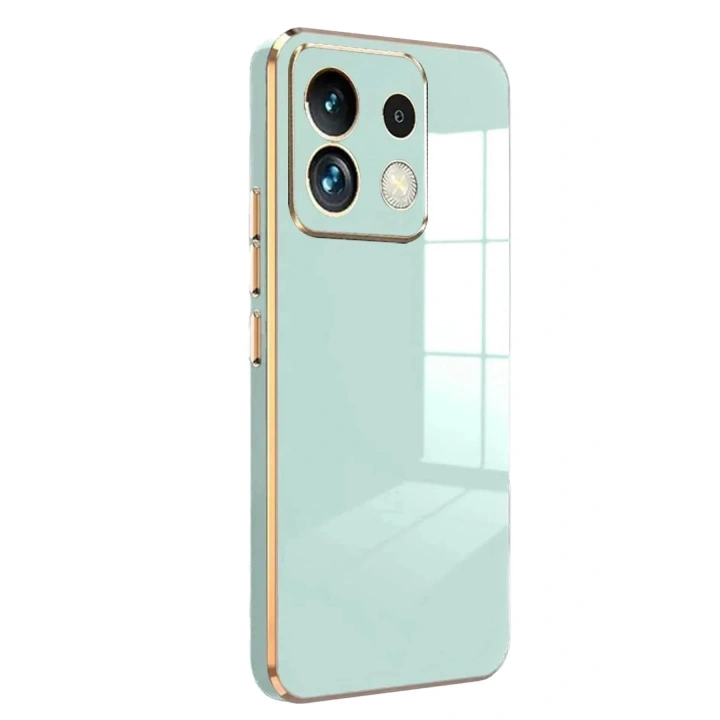 Mey İthalat®   Redmi Note 13 Pro 5G Kılıf Volet Silikon - Açık Yeşil