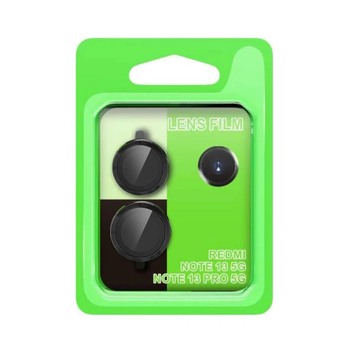 Mey İthalat®   Redmi Note 13 Pro 5G Raze Metal Kamera Lens - Siyah