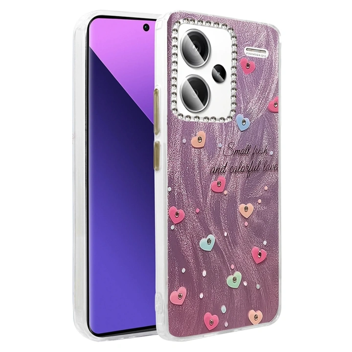 Mey İthalat®   Redmi Note 13 Pro Plus Kılıf Blade Aynalı Desenli Kapak - Desen 8