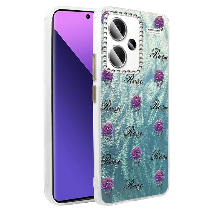 Mey İthalat®   Redmi Note 13 Pro Plus Kılıf Blade Aynalı Desenli Kapak - Desen 9