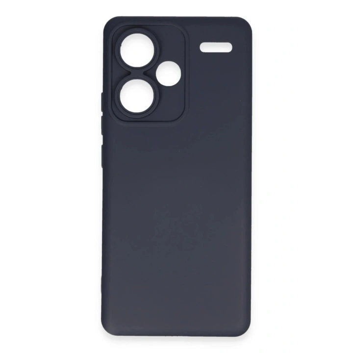 Mey İthalat®   Redmi Note 13 Pro Plus Kılıf Nano içi Kadife Silikon - Lacivert