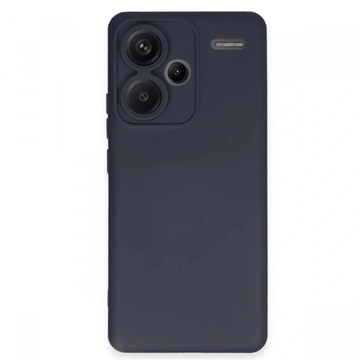 Mey İthalat®   Redmi Note 13 Pro Plus Kılıf Nano içi Kadife Silikon - Lacivert