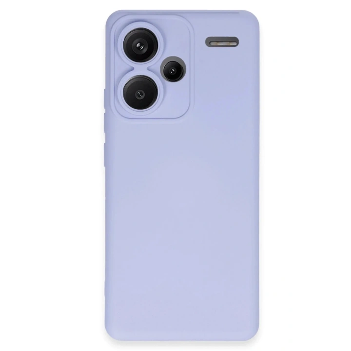 Mey İthalat®   Redmi Note 13 Pro Plus Kılıf Nano içi Kadife Silikon - Lila