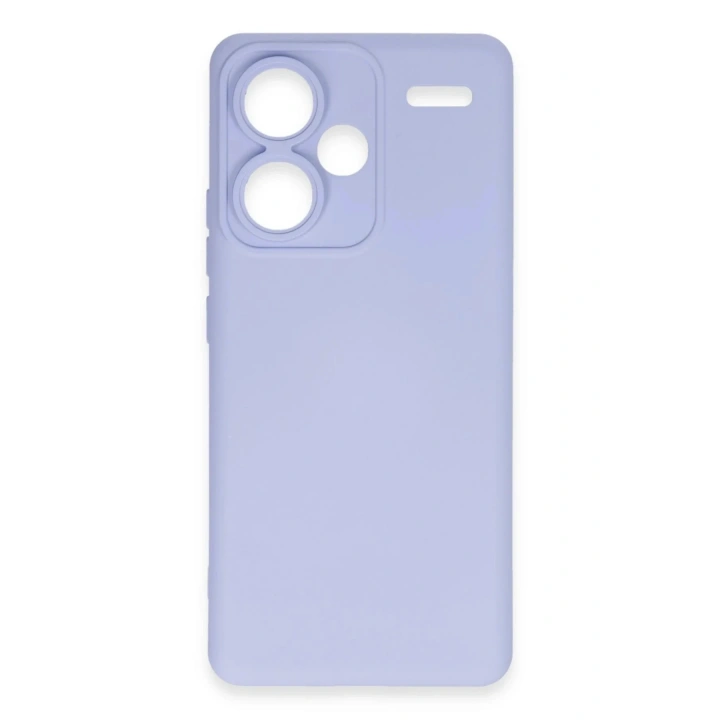 Mey İthalat®   Redmi Note 13 Pro Plus Kılıf Nano içi Kadife Silikon - Lila
