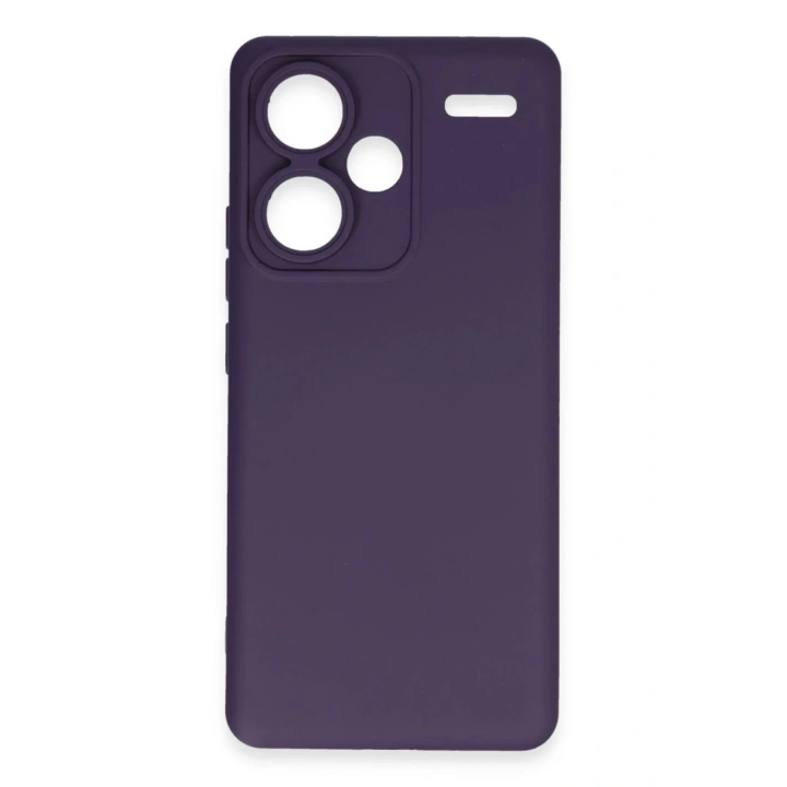 Mey İthalat®   Redmi Note 13 Pro Plus Kılıf Nano içi Kadife Silikon - Mor