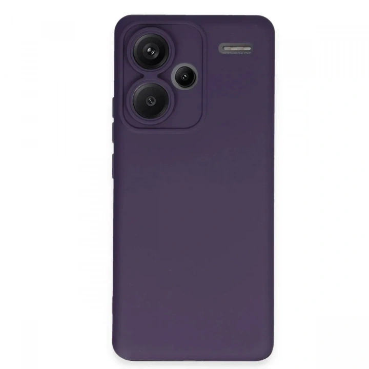Mey İthalat®   Redmi Note 13 Pro Plus Kılıf Nano içi Kadife Silikon - Mor