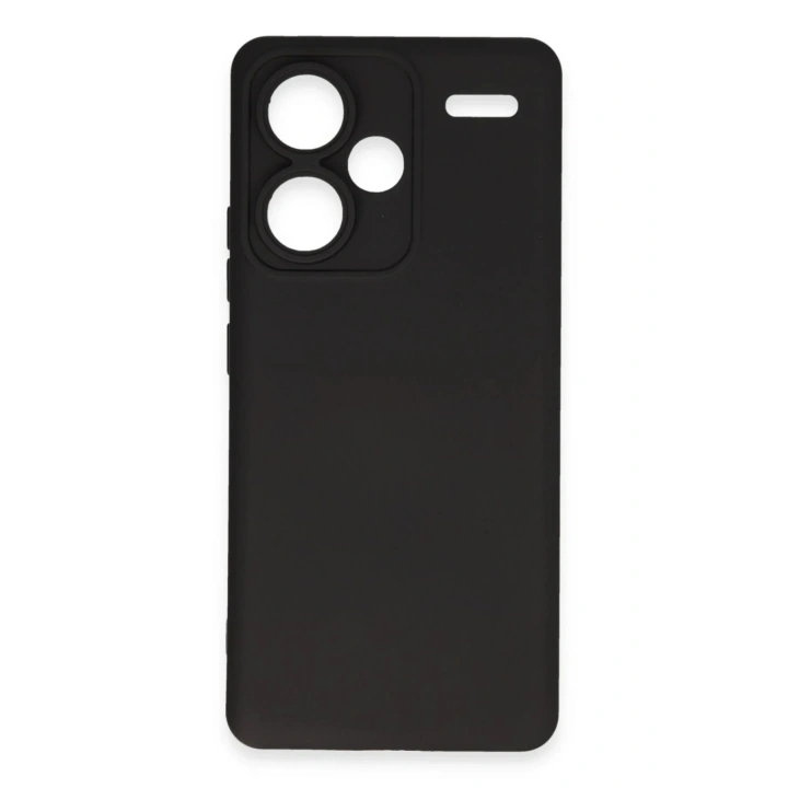 Mey İthalat®   Redmi Note 13 Pro Plus Kılıf Nano içi Kadife Silikon - Siyah