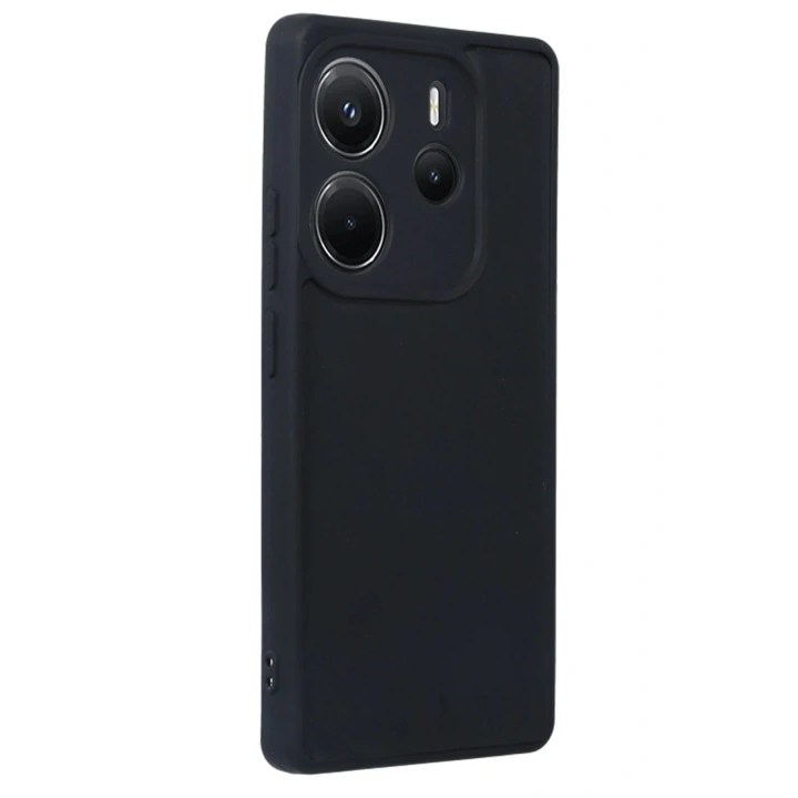 Mey İthalat®   Redmi Note 14 4G Kılıf Aras Deri Kapak - Siyah