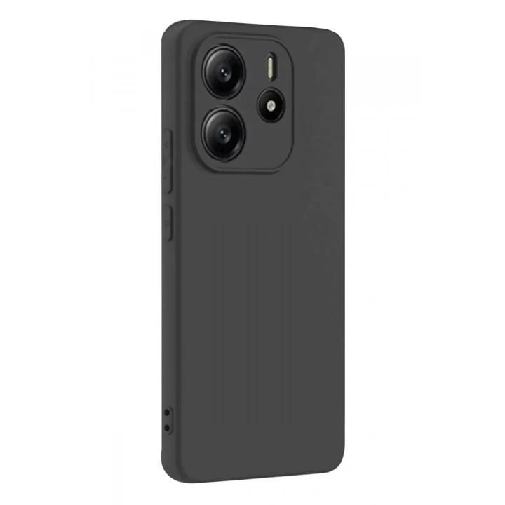 Mey İthalat®   Redmi Note 14 4G Kılıf First Silikon - Siyah