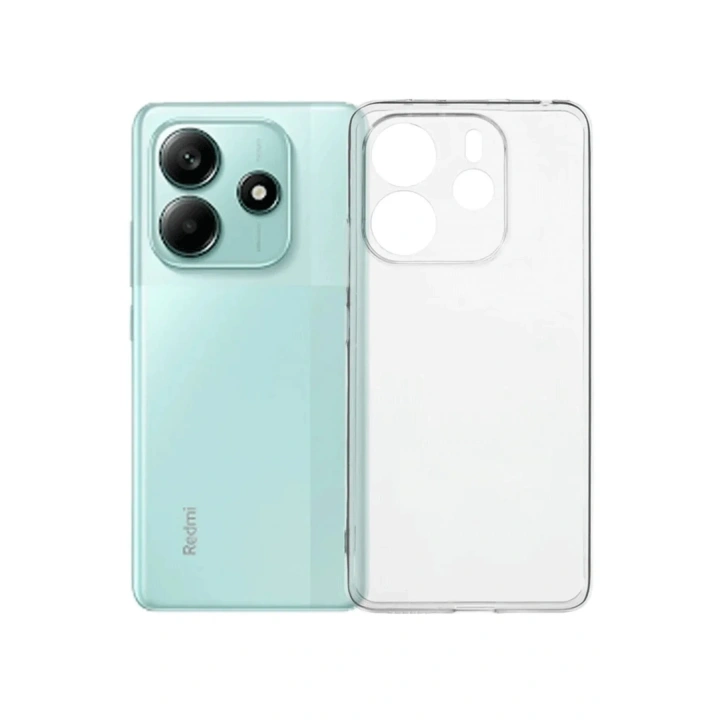 Mey İthalat®   Redmi Note 14 4G Kılıf Lüx Şeffaf Silikon