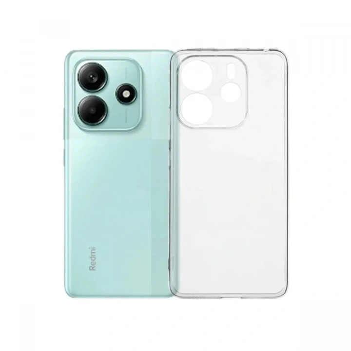 Mey İthalat®   Redmi Note 14 4G Kılıf Lüx Şeffaf Silikon