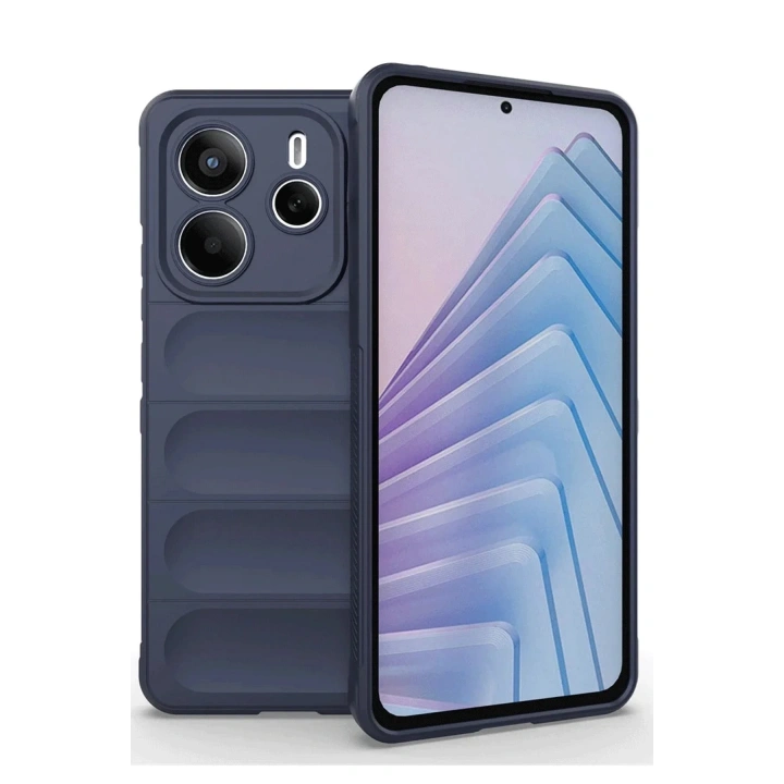 Mey İthalat®   Redmi Note 14 4G Kılıf Optimum Silikon - Lacivert