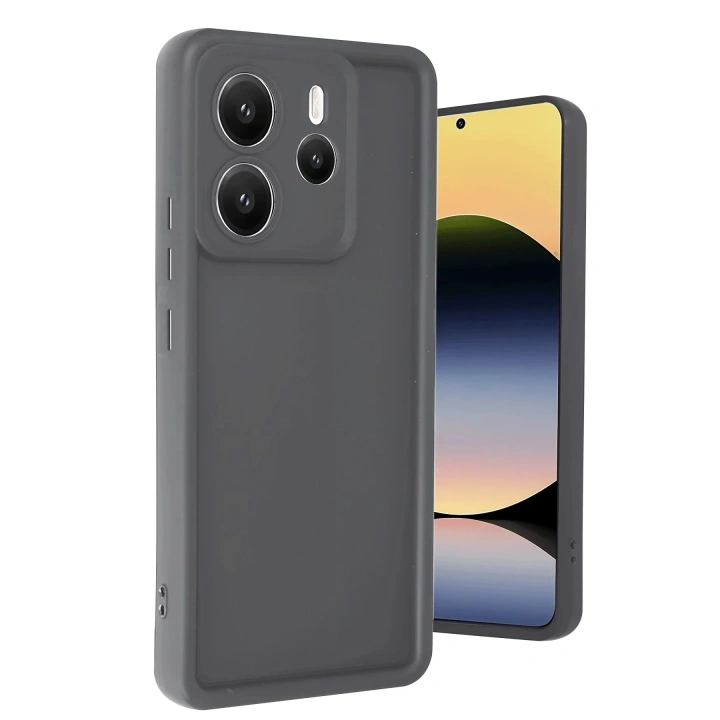 Mey İthalat®   Redmi Note 14 4G Kılıf Viera Silikon - Gri