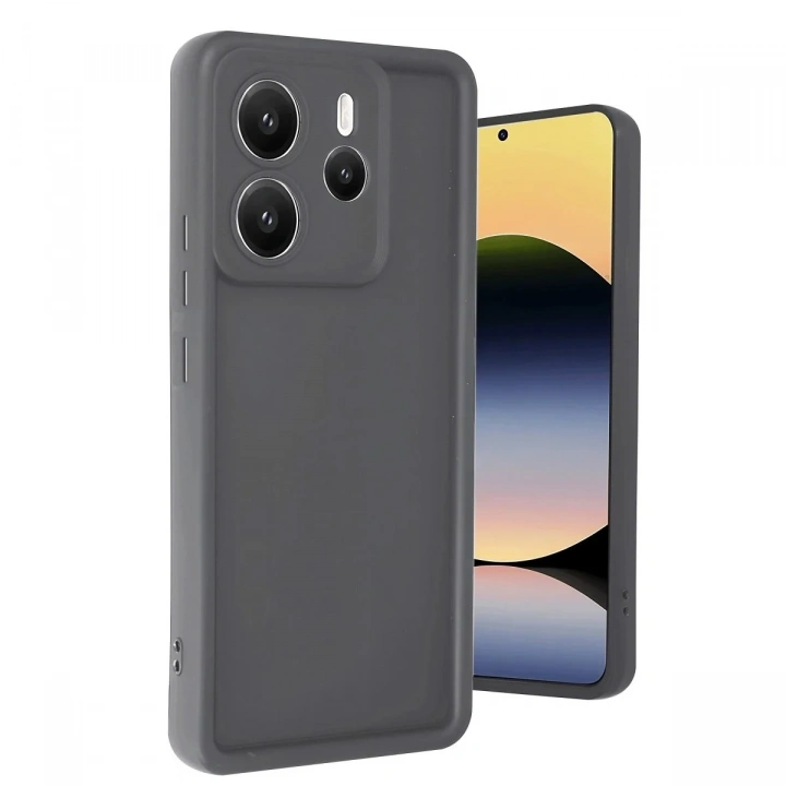 Mey İthalat®   Redmi Note 14 4G Kılıf Viera Silikon - Gri